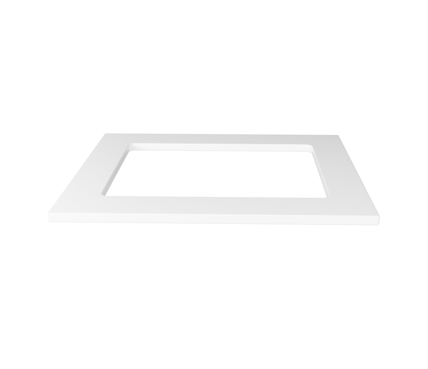 Mini Laundry 650mm Bondi White with Natural Carrara Marble Top