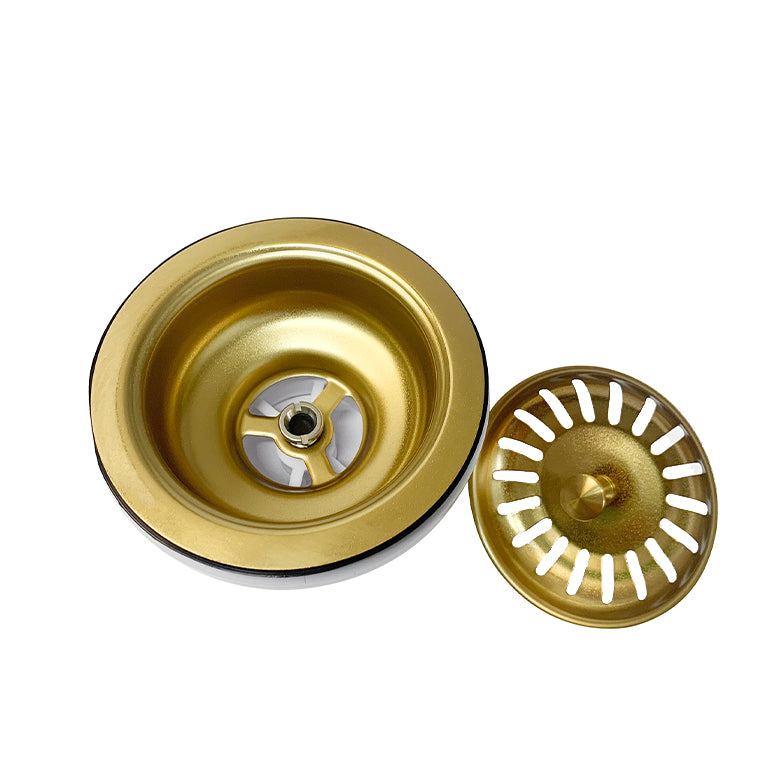 Sink Basket Waste Argent Gold