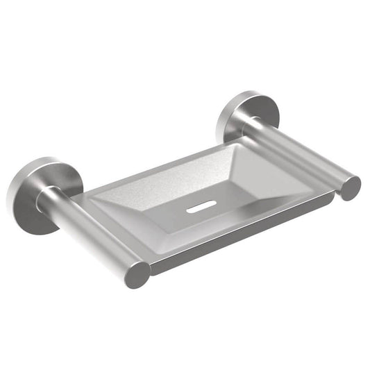 160mm W  Surface Mounted Soap Dish  - 160mm W x 110mm D - Brushed Satin