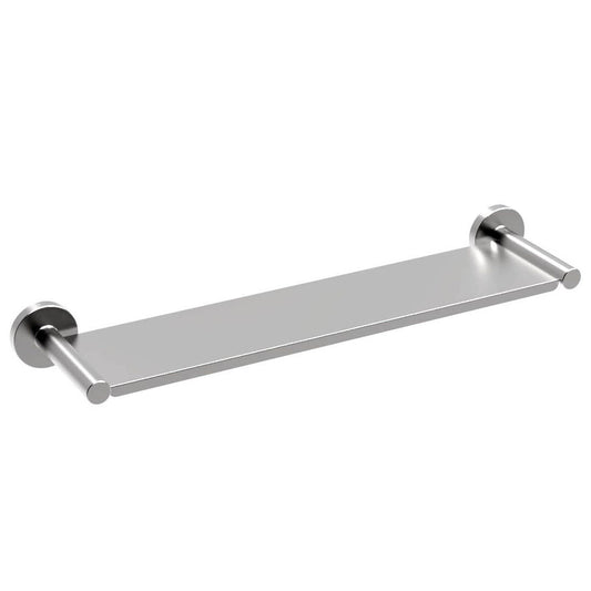 400mm  Surface Mounted Shower Shelf  - 400mm centres x 110mm - Brushed Satin