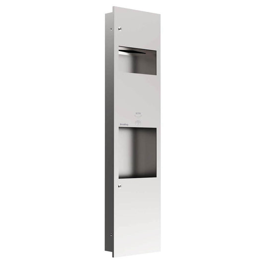 1449mm W  Recessed Recessed Slimline 3 in 1 unit  - 1449mm W x 115mm H x 372mm D - Satin