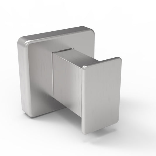 51mm Projection Surface Mounted Single Coat Hook - 51mm Projection - Satin