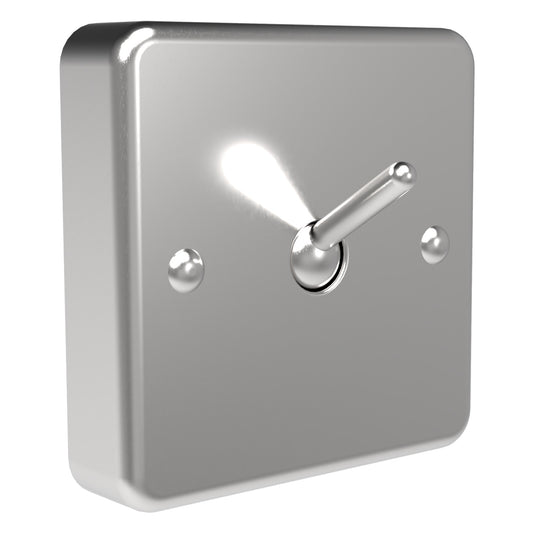 110mm W  Surface Mounted Chase Mounted Towel Hook - 110mm W x 110mm H - Satin