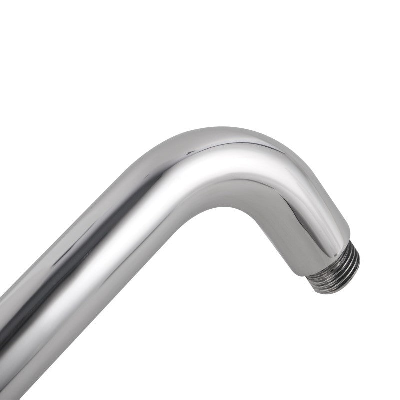 Round Chrome Wall Straight Shower Arm 400mm