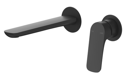 Kaza Wall-Spout Combo - 2P - TRIM KIT - Black