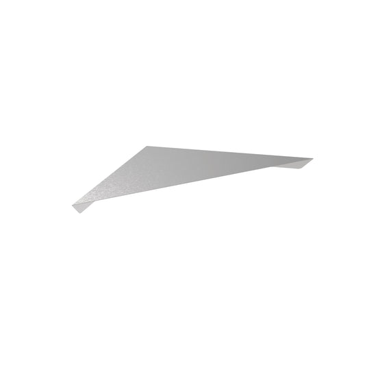 285mm  Surface Mounted Corner Soap Tray - 285mm x 400mm x 285mm - Satin