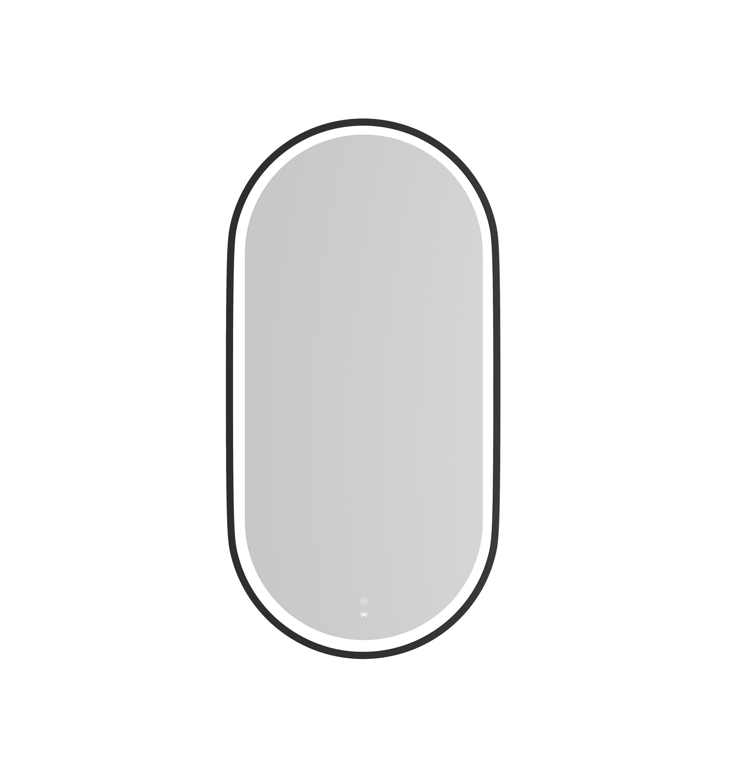LED Noosa 900x450 Black Metal Frame Mirror