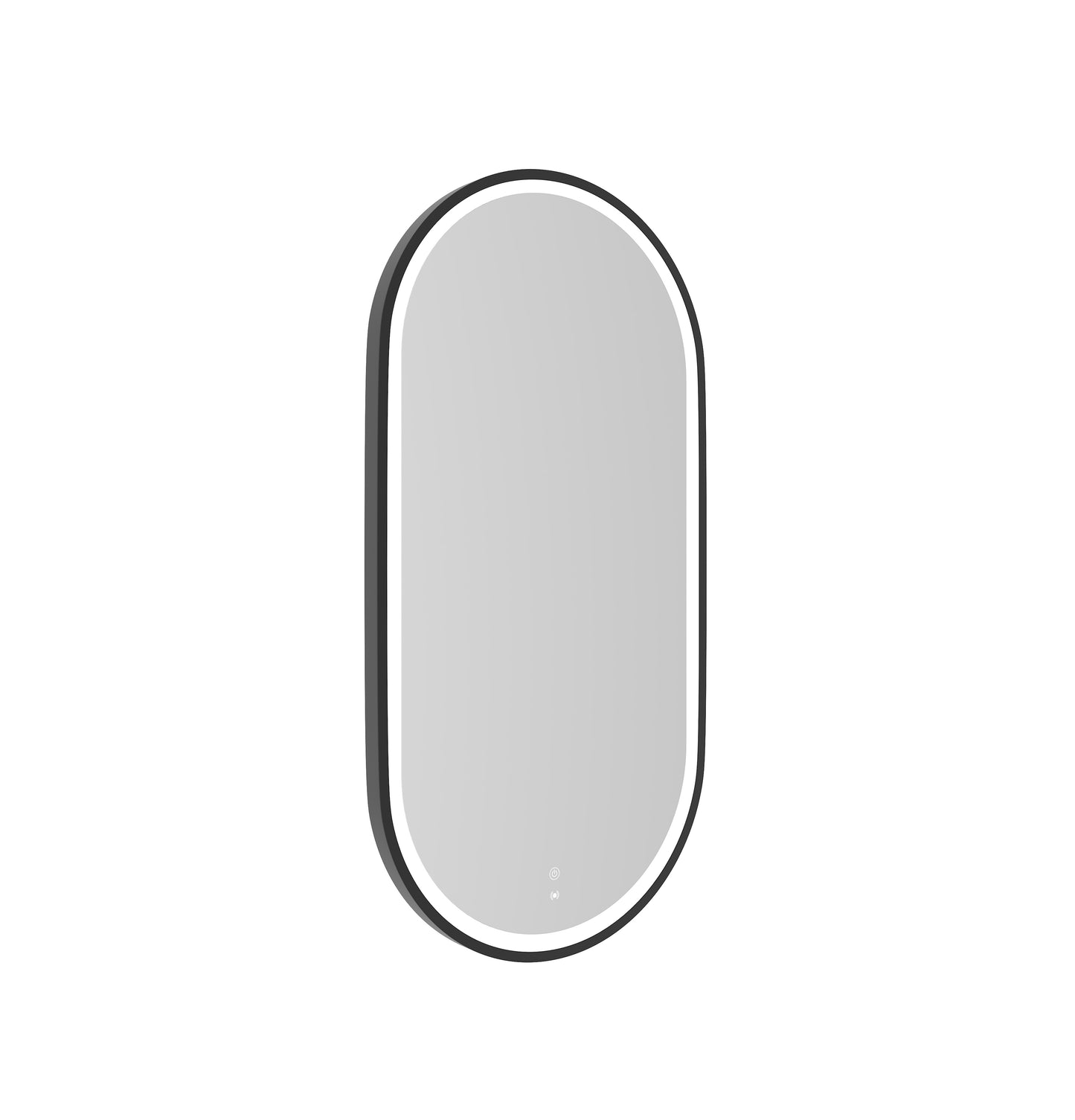 LED Noosa 900x450 Black Metal Frame Mirror
