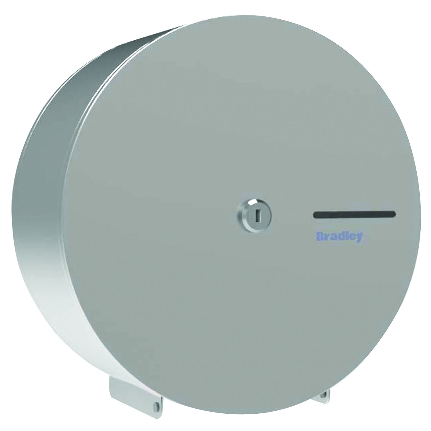 270mm W  Surface Mounted Jumbo Toilet Tissue Dispenser - 270mm W x 270mm H x 114mm D - Satin