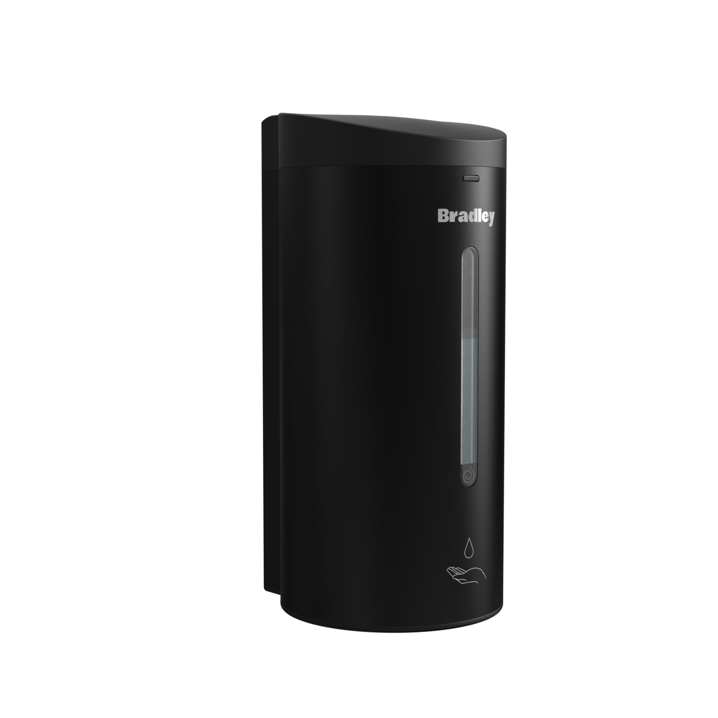 700 ml Surface Mounted Wall Mounted Sensor Soap and Gel Dispenser  - 700 ml - Black/Chrome