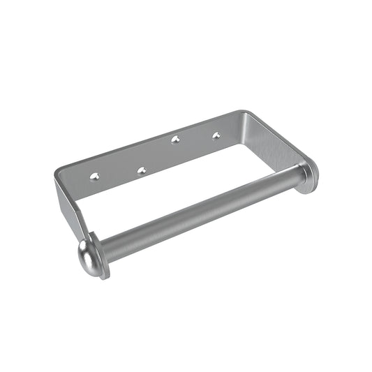 146mm W  Surface Mounted Aluminum Toilet roll Holder Single - 146mm W x 25mm H x 73mm D  - Satin
