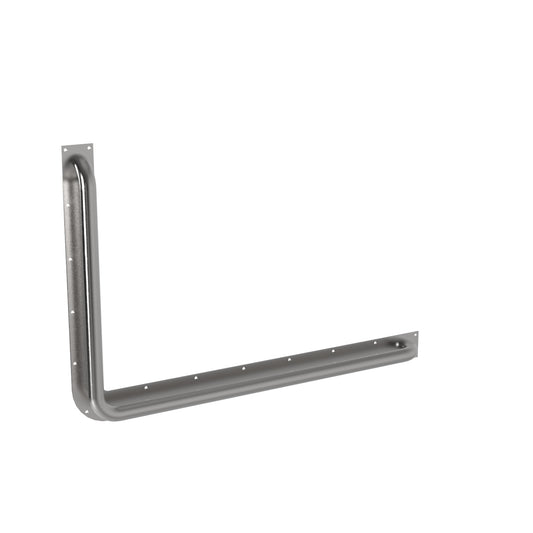 RH 950mm  Surface Mounted Anti-Ligature Security Grab Rail - RH 950mm x 600mm - Satin