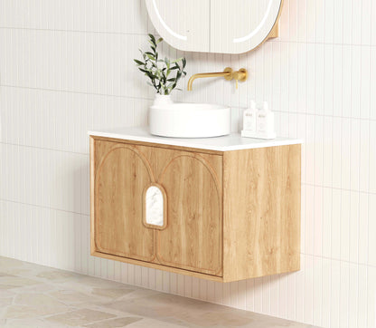 Laguna Mk II 900mm Natural Woodland Oak Wall Hung Cabinet Only