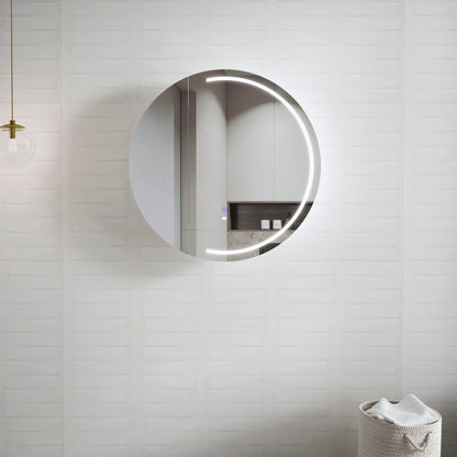 LED London 800mm White Shaving Cabinet - Premium Edition