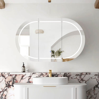 LED Bondi 1200x750 White Shaving Cabinet - Premium