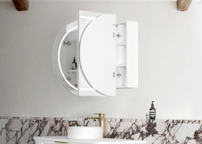 LED Bondi 1200x750 White Shaving Cabinet - Premium