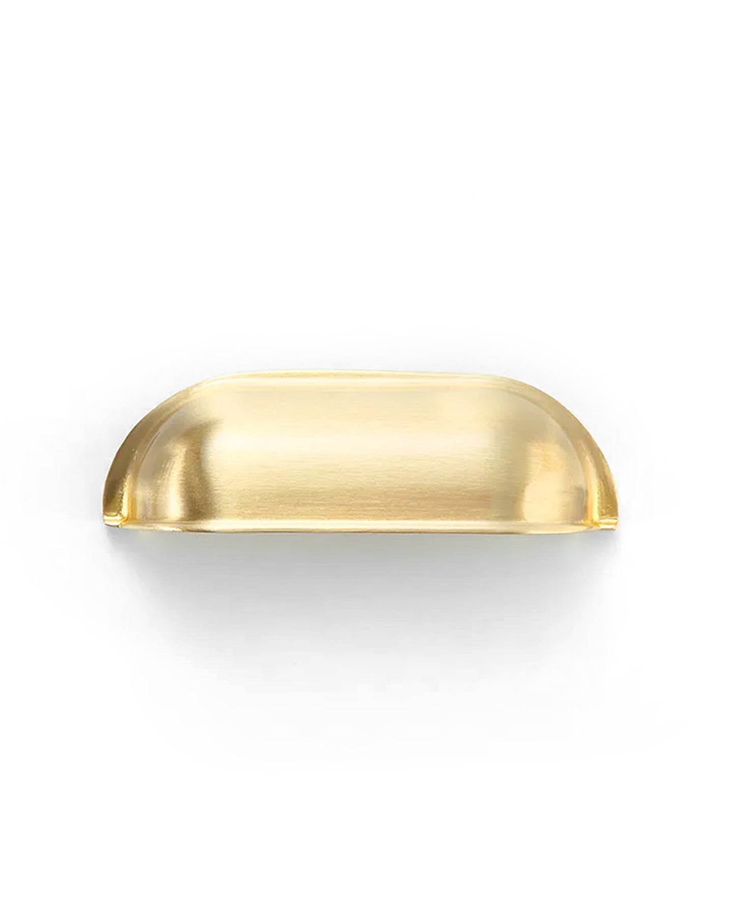 Newport - Brushed Brass 76/90mm  Handle (76mm Hole to Hole ; 90mm Total Length)