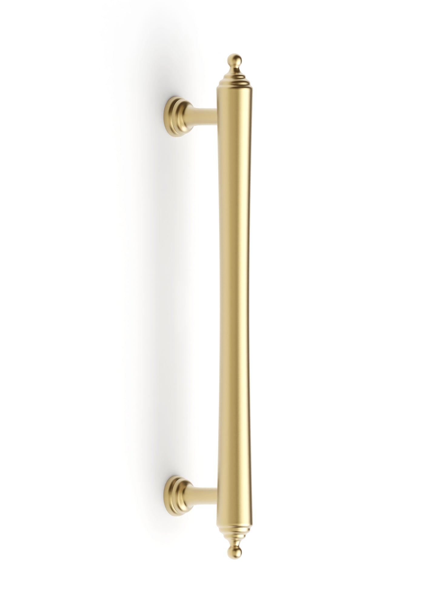 Heirloom - Brushed Brass 128/171mm  Handle (128mm Hole to Hole ; 171mm Total Length)