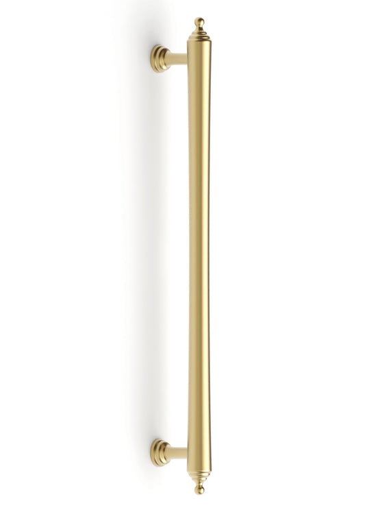 Heirloom - Brushed Brass 192/233mm  Handle (192mm Hole to Hole ; 233mm Total Length)