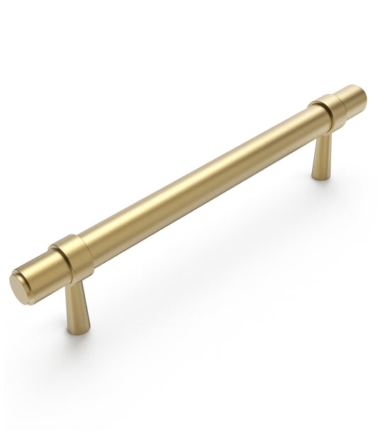 Astor - 168mm Brushed Brass  Handle (Premium Solid Brass )