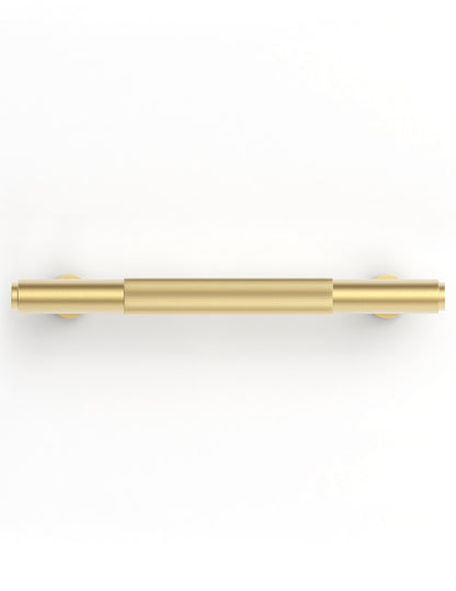 Soho - Brushed Brass 96/132mm  Handle (96mm Hole to Hole ; 132mm Total Length)