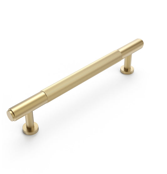 Soho - Brushed Brass 128/165mm  Handle (128mm Hole to Hole ; 165mm Total Length)
