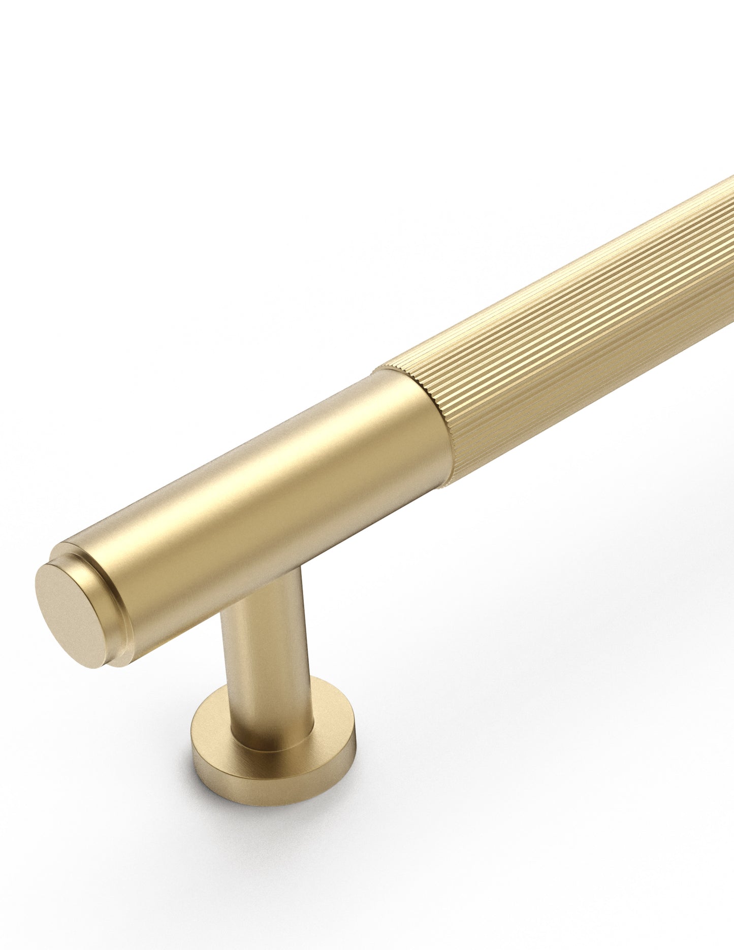 Soho - Brushed Brass 128/165mm  Handle (128mm Hole to Hole ; 165mm Total Length)