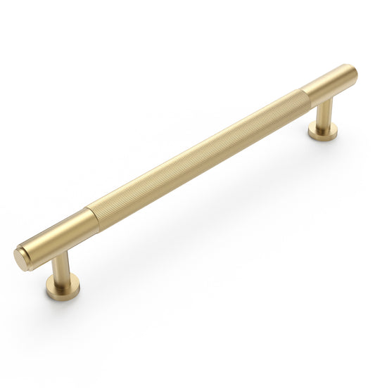 Soho - Brushed Brass 256/291mm  Handle (256mm Hole to Hole ; 291mm Total Length)