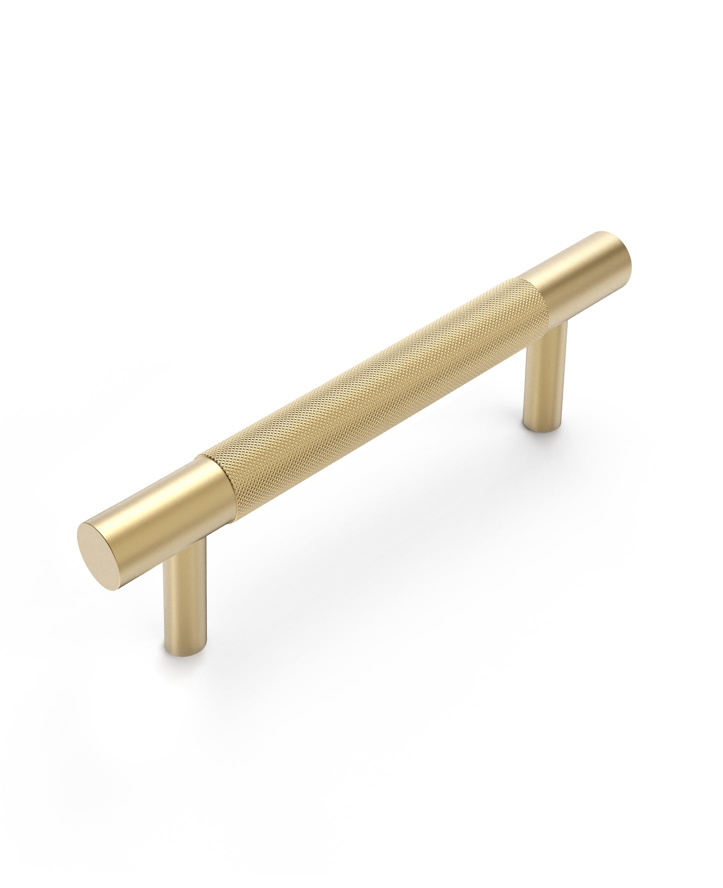 Nord - Brushed Brass 96/130mm  Handle (96mm Hole to Hole ; 130mm Total Length)