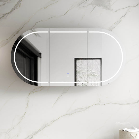 LED Bondi 1800x900 White Shaving Cabinet - Premium