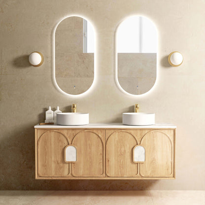 Laguna Mk II 1500mm Natural Woodland Oak Wall Hung Cabinet Only