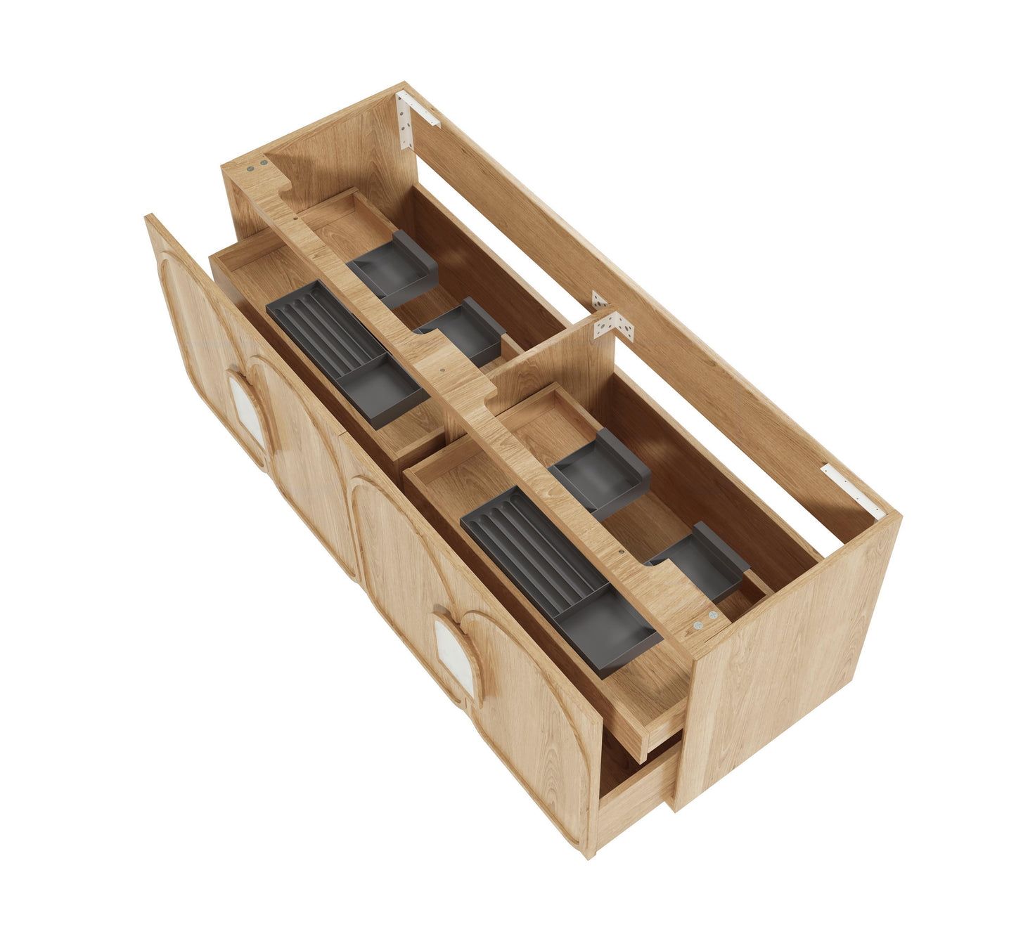Laguna Mk II 1500mm Natural Woodland Oak Wall Hung Cabinet Only