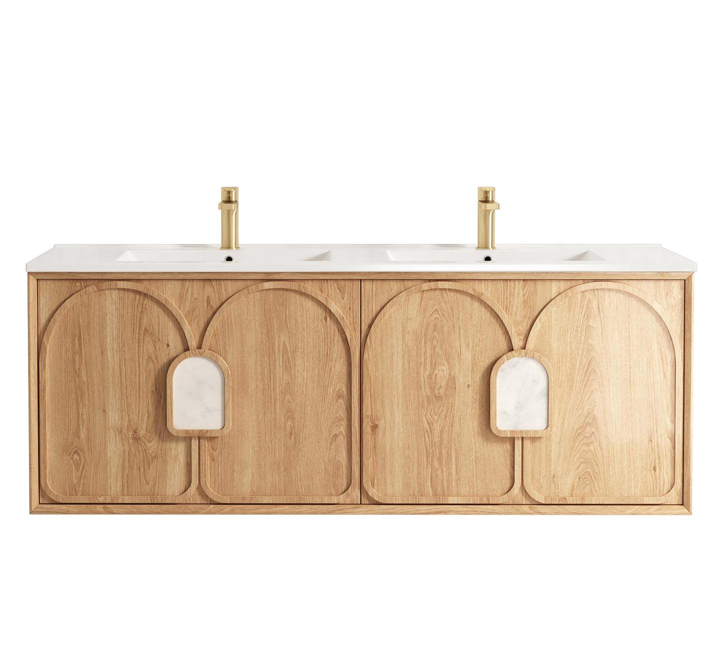 Laguna Mk II 1500mm Natural Woodland Oak Wall Hung Cabinet Only