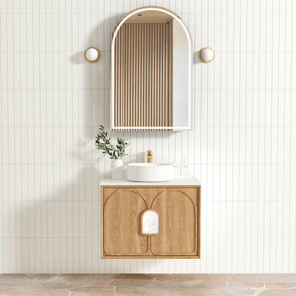 Laguna Mk II 750mm Natural Woodland Oak Wall Hung Cabinet Only