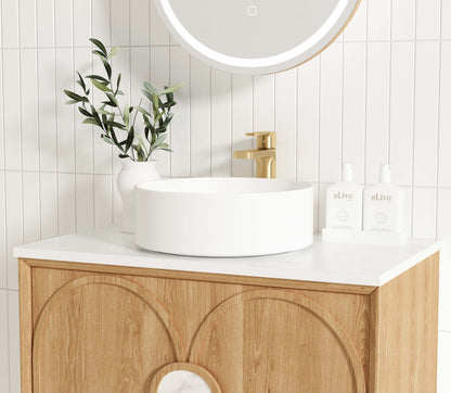 Laguna Mk II 750mm Natural Woodland Oak Wall Hung Cabinet Only