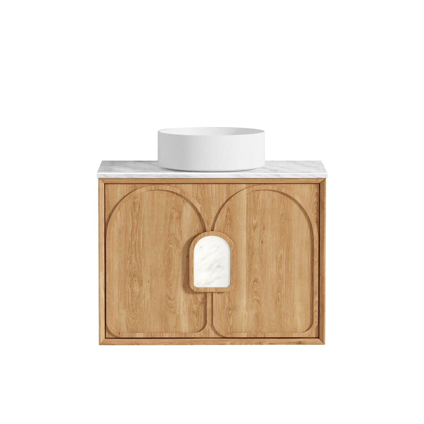 Laguna Mk II 750mm Natural Woodland Oak Wall Hung Cabinet Only