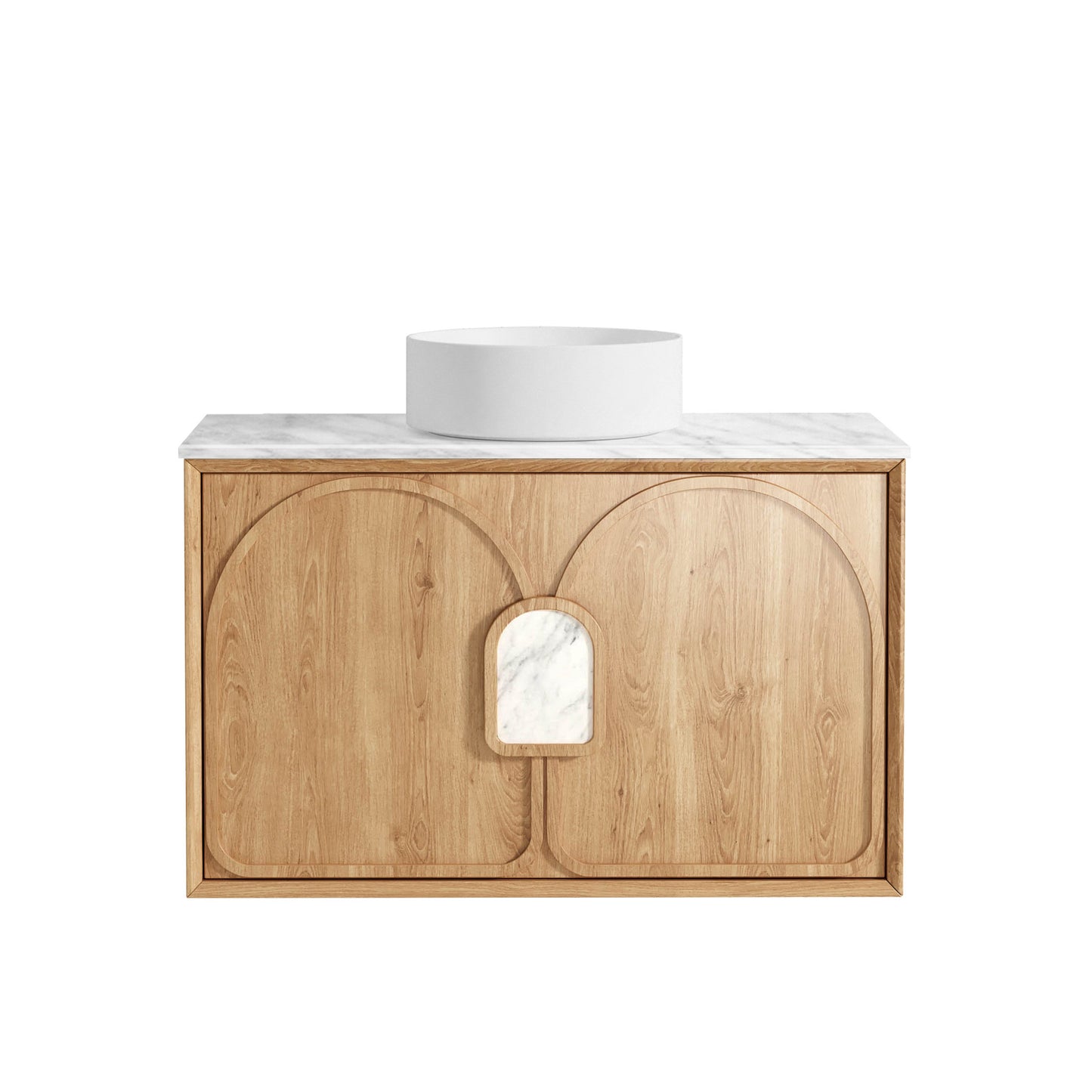 Laguna Mk II 900mm Natural Woodland Oak Wall Hung Cabinet Only