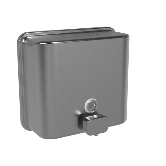 187mm W  Surface Mounted Soap Dispenser 1.2 L - 187mm W x 167mm H x 100mm D - Satin