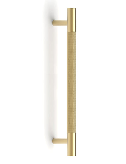 Nord - Brushed Brass 160/200mm  Handle (160mm Hole to Hole ; 200mm Total Length)