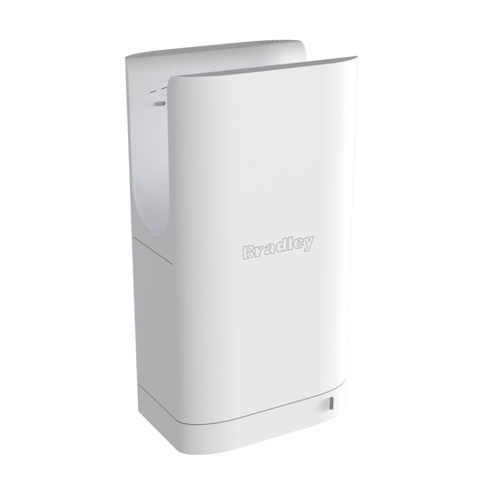 556mm H  Surface Mounted High - Speed Hand Dryer - 556mm H x 175mm D x 296mm W - WHITE