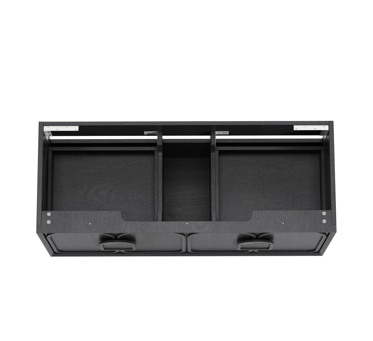 Laguna Mk II 1200mm Black Oak Wall Hung Cabinet Only