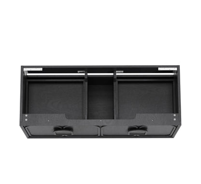 Laguna Mk II 1200mm Black Oak Wall Hung Cabinet Only