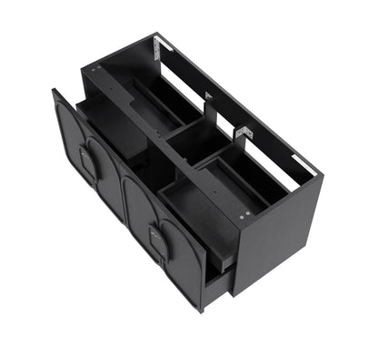 Laguna Mk II 1200mm Black Oak Wall Hung Cabinet Only