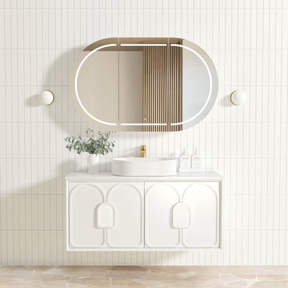 Laguna Mk II 1200mm Matte White Wall Hung Cabinet Only