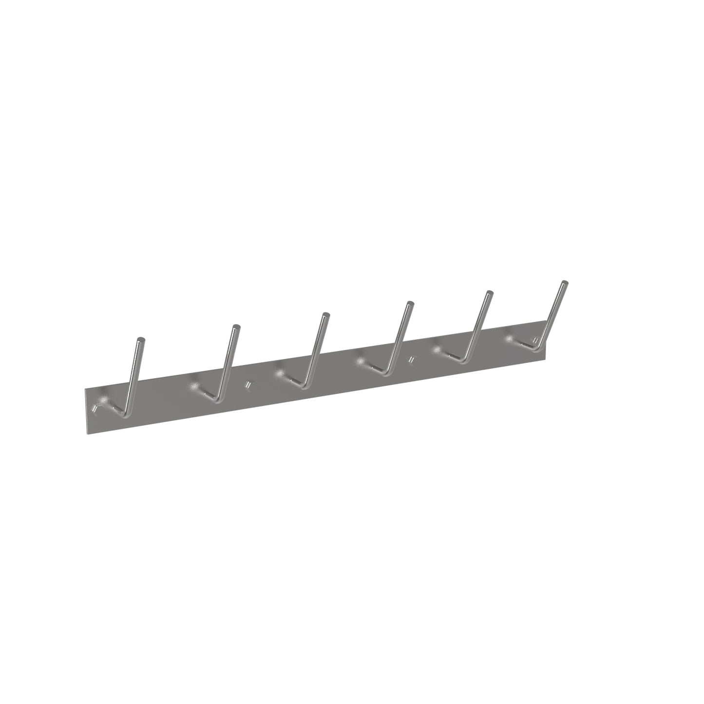 720mm W  Surface Mounted URINAL BOTTLE DRYING RACK - 720mm W x 110mm H x 95mm D - Satin