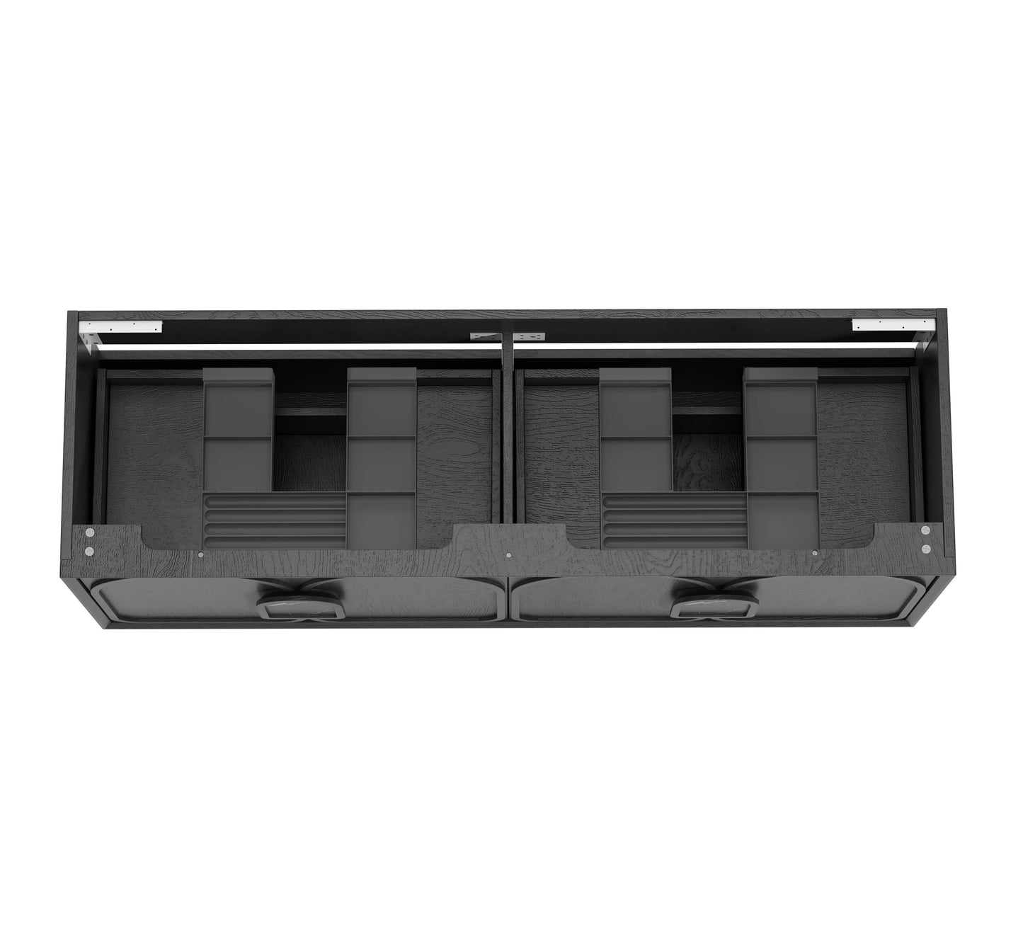 Laguna Mk II 1500mm Black Oak Wall Hung Cabinet Only