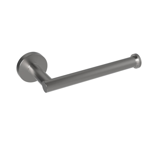 160mm W  Surface Mounted Single Toilet Roll Holder  - 160mm W x 110mm D - Brushed Satin