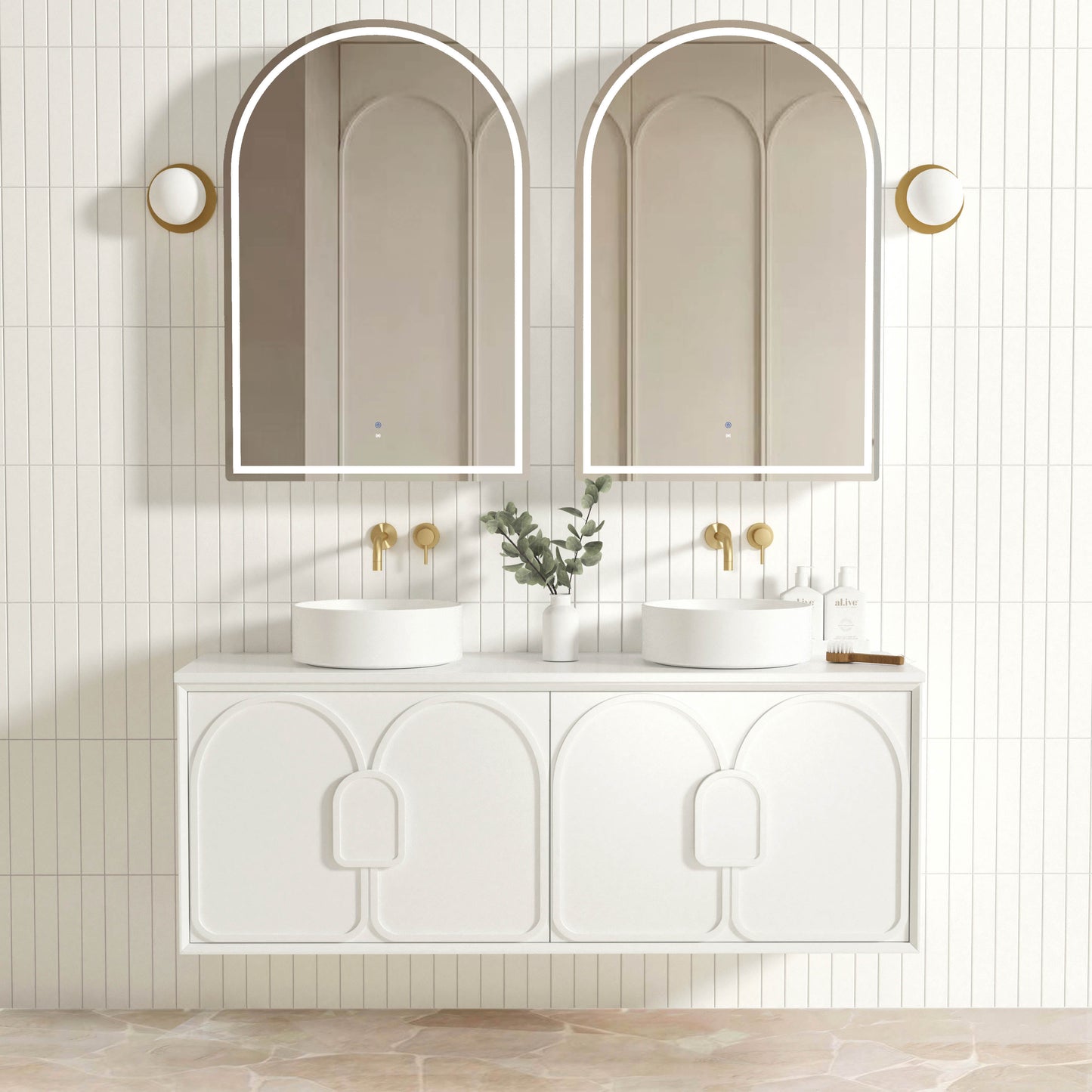 Laguna Mk II 1500mm Matte White Wall Hung Cabinet Only