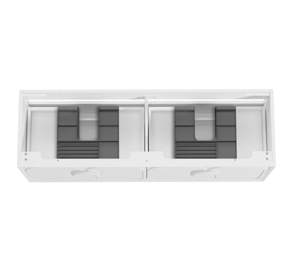 Laguna Mk II 1500mm Matte White Wall Hung Cabinet Only