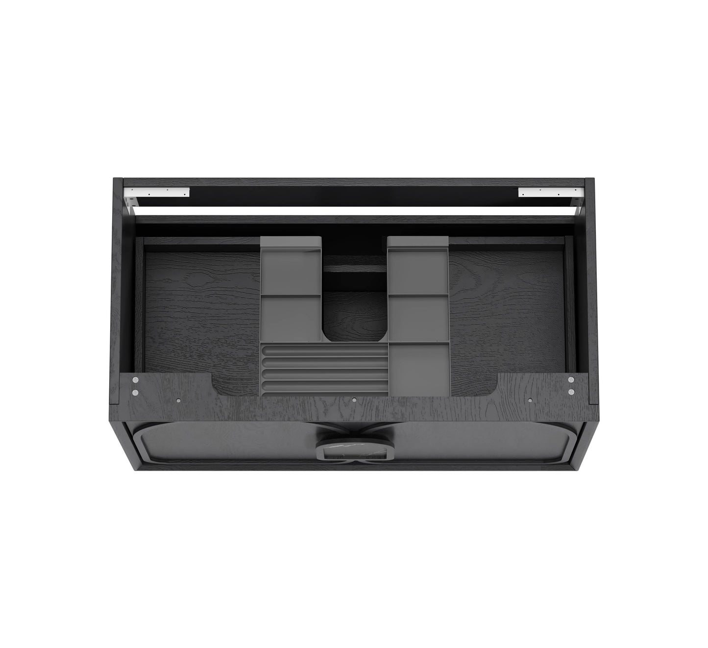 Laguna Mk II 900mm Black Oak Wall Hung Cabinet Only